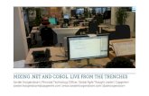 Building a .NET web application on top of COBOL. Live from the trenches