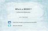 Wha's a MOOC?