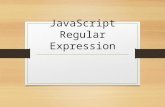 Javascript regular expression