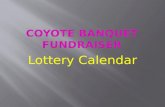 New Coyote Banquet Fundraiser Presentation