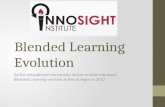 Blended learning evolution via innosight institute 2012