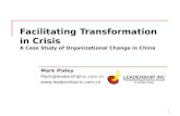 Facilitating Transformation in Crisis