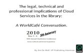 Charleston cloud services for the library workshop