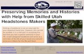 Memorial Headstone - Preserving Memories and Histories with Help from Skilled Utah Headstones Makers