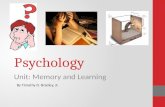 Psychology Memory and Learning Power Point