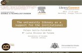 The university library as a support for the institutional research identity