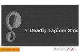 Taglines   7 Deadly Sins