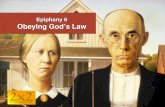 Epiphany 6 Obeying God's Law