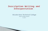 Description writing and interpretation 1a
