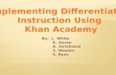 Khan Academy Presentation Notes