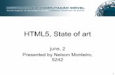 Estado da Arte HTML5