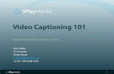 Video Captioning 101