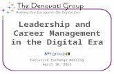 Leadership and Career Management in the Digital Era
