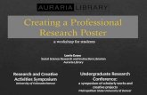 Posterworkshop Auraria Library