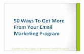 50 Simple But Highly Effective Email Marketing Tips