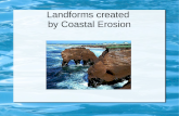 3. landforms created by erosion