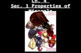 6th Grade-Ch. 4 Sec. 1 Properties Of Minerals