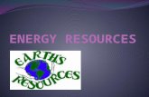 Energy resources ppt
