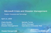 Microsoft Crisis and Disaster Management