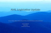 Current Legislative Issues and Topics regarding AMR