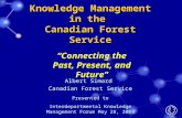 Knowledge Management Program in the Canadian Forest Service