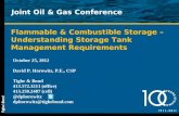 Flammable & Combustible Storage – Understanding Storage Tank Management Requirements