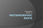 Earth Science 2.4 : Metamorphic Rock