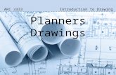 FNBE 0214 Intro to Drawing: Planners drawings