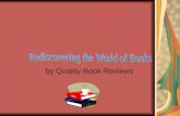 Rediscovering the World of Books