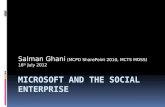 Microsoft and The Social Enterprise