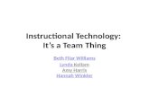 Instructional Technology: It's a Team Thing