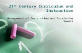 Management of curriculum and instruction without vids