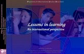 Lessons in Learning- An International Perspective