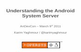 Understanding the Android System Server