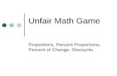 Proprortion match unfair math game