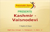 Kasmir Vaishnodevi 7 Night 8 Days