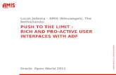 Push to the limit - rich and pro-active user interfaces with ADF  (Oracle Open World 2011)
