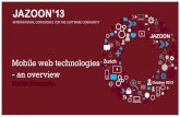 JAZOON'13 - Martin Naumann - Mobile web technologies - an overview