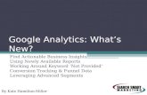 Google Analytics: Actionable Business Insights & Custom Reporting