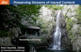 Preserving Streams of Issued Content