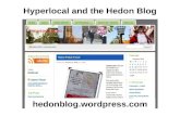 Hyperlocal   Hedon Blog