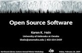 Open Source Software - Arctic Blast Workshop
