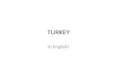 Turkey in english