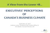 Executives' Perceptions of Canada's Business Climate