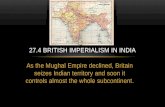 27.4 british imperialism in india