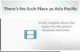 There's no such place as asia pacific