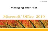 Managing your files