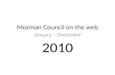Mosman Council web stats 2010