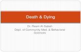 Lecture 20:Death & dying Dr.Reem AlSabah