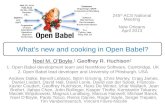 What's New and Cooking in Open Babel 2.3.2